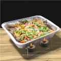 50pcs/lot BBQ Roasting Portable Food Storage Disposable Square Aluminum Foil Baking Pans